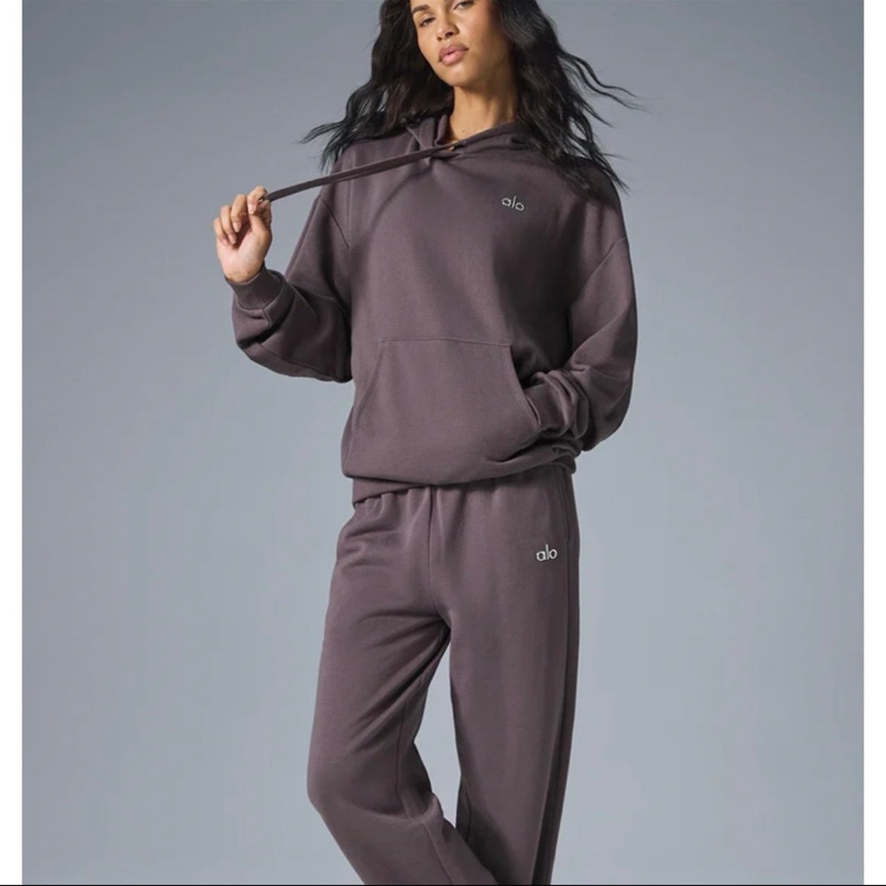 ALO YOGA | ✨NEW✨ Accolade Hoodie in Raisinette - Picture 5 of 6
